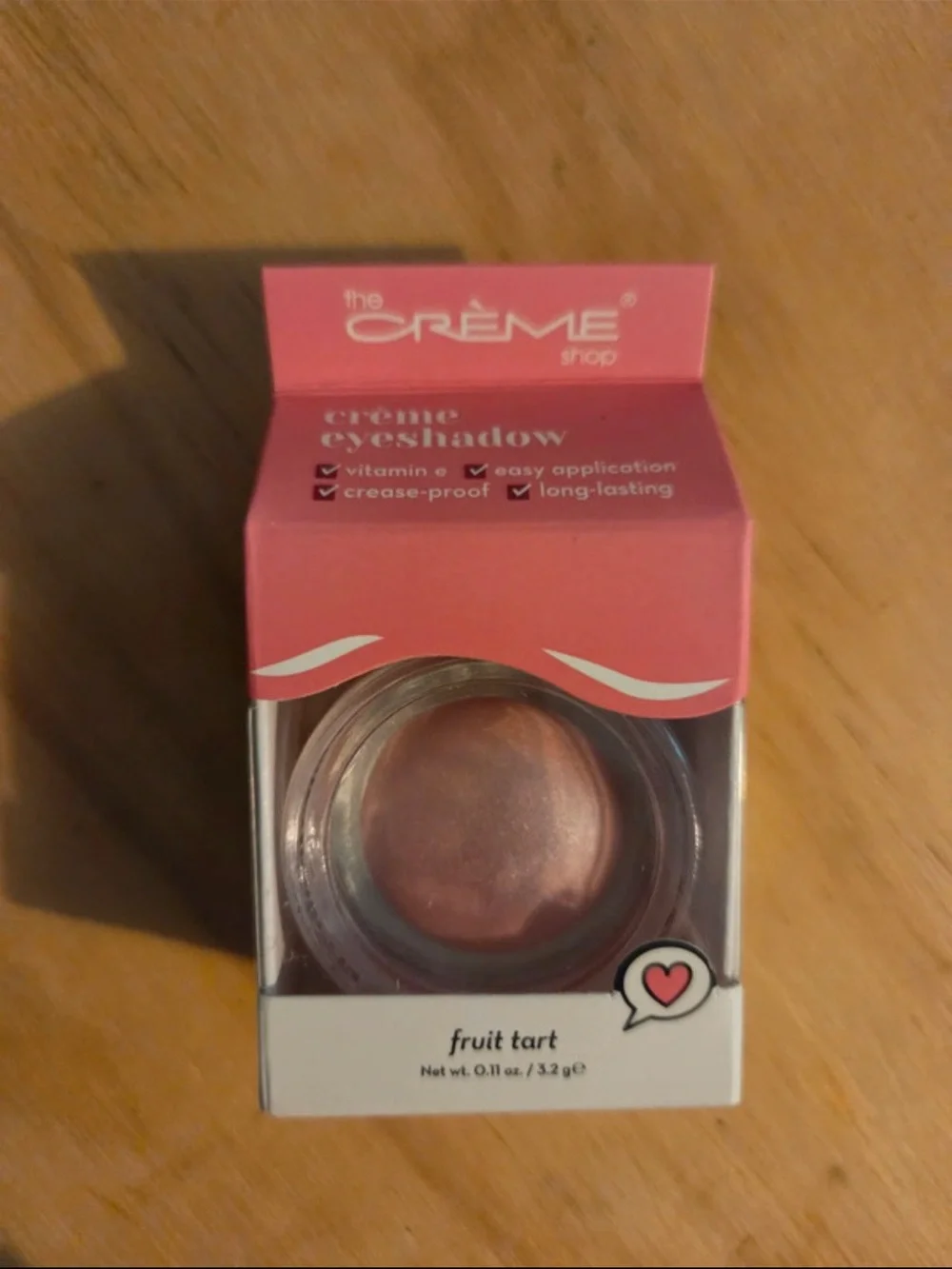 the CRÈME Shop Fruit Tart Cream Eyeshadow - Pink